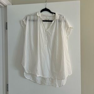 Nili Lotan white cotton blouse